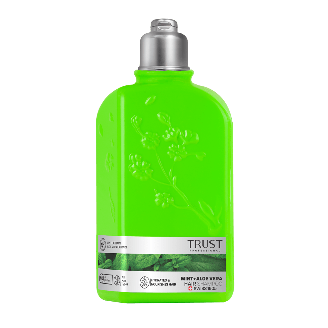 شامپو سر نعناع و آلوئه‌ورا Hair shampoo trust