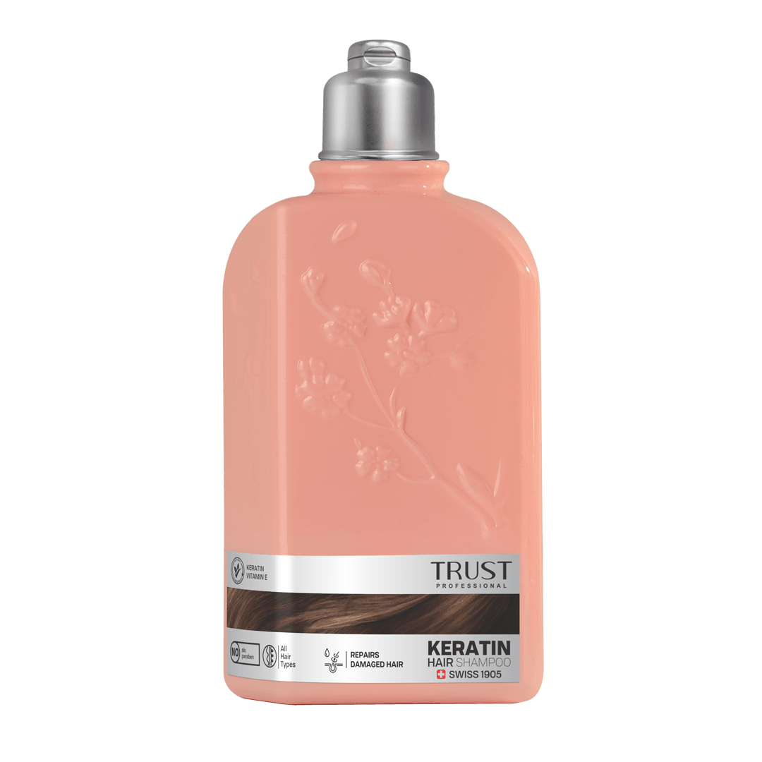 شامپو سر کراتین تراست ۲۵۰ میل keratin hair shampoo trust