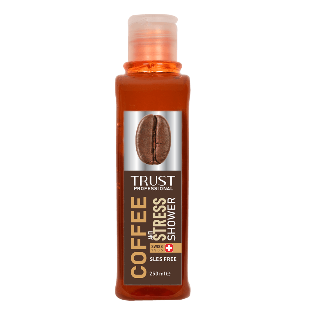 شامپو بدن آنتی استرس و آنتی اکسیدان تراست coffee  anti estrss shower